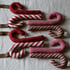 Ticking Stripe Candy Cane Ornament Image 4
