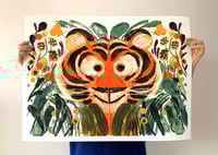 Image 1 of 50x70 cm TIGER GICLEE PRINT