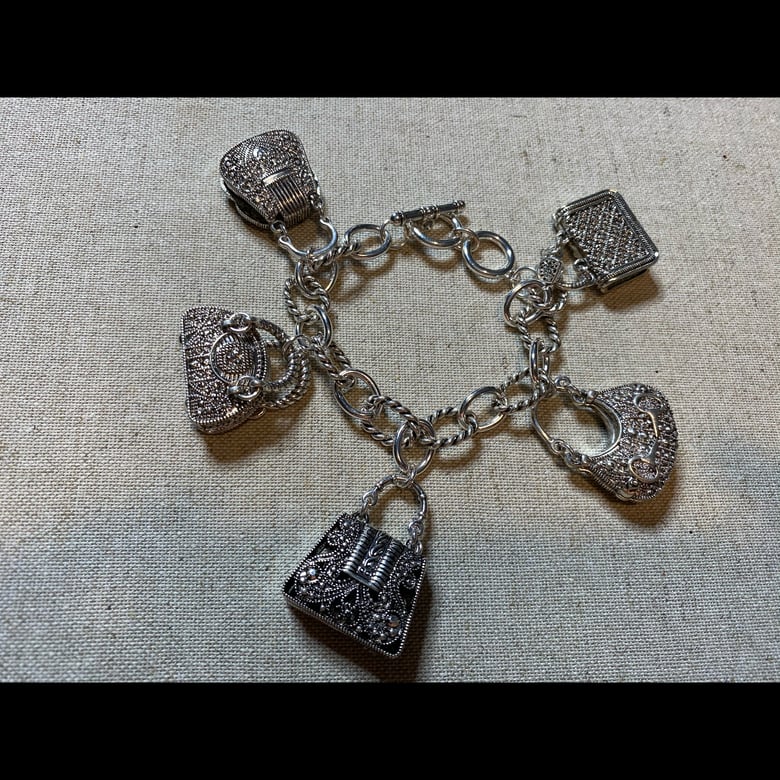 Image of Purse Lovers Charm Bracelet 