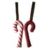 Ticking Stripe Candy Cane Ornament Image 2