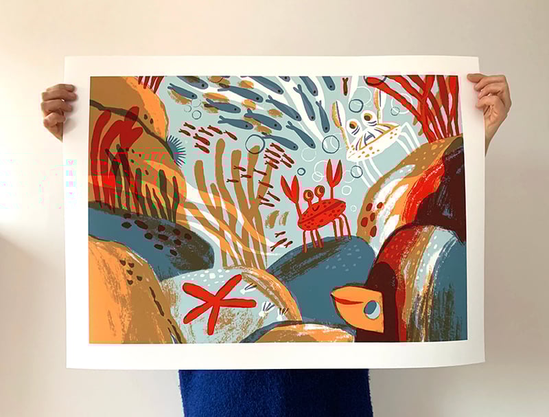 Image of 50x70 cm SEA GICLEE PRINT