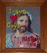 Image of Jesus "Heart" Gays