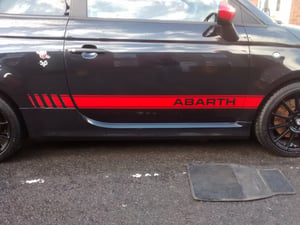 Image of FIAT 500 ABARTH GRAPHIC STRIPE KIT