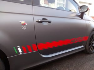 Image of FIAT 500 ABARTH GRAPHIC STRIPE KIT