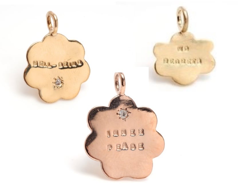 Image of Gold Cloud Charms (Well Being, Inner Peace, No Regrets)