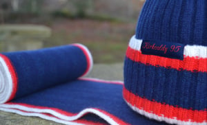 Image of Kirkcaldy 95 hat and scarf 
