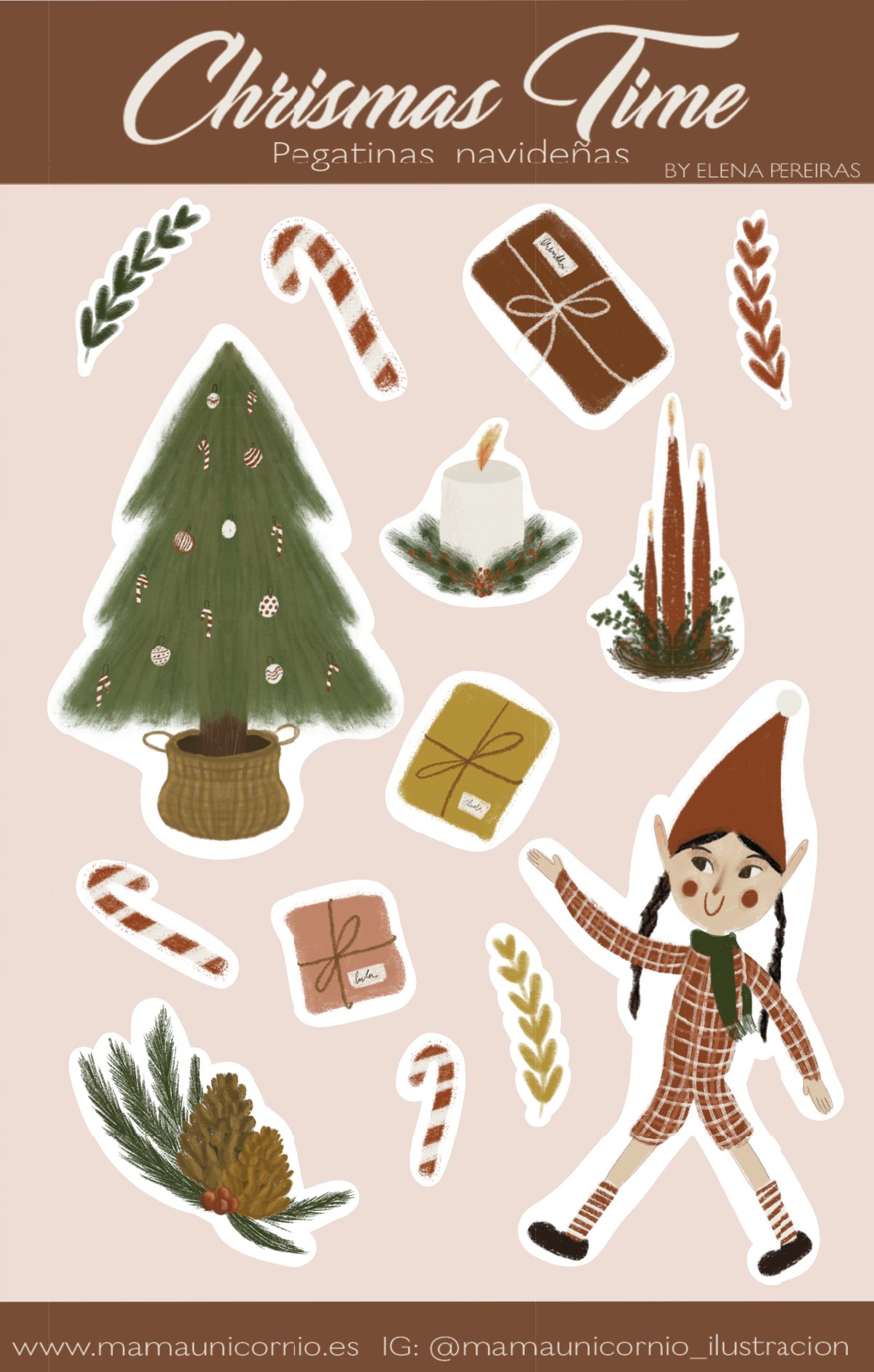 STICKERS "CHRISTMAS TIME"