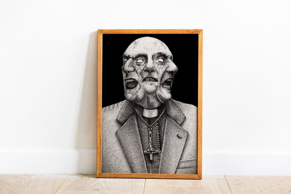 Image of Antichrist DotWork Portrait 