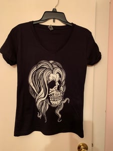 Image of Marlena Skull V-Neck Women's T-Shirt