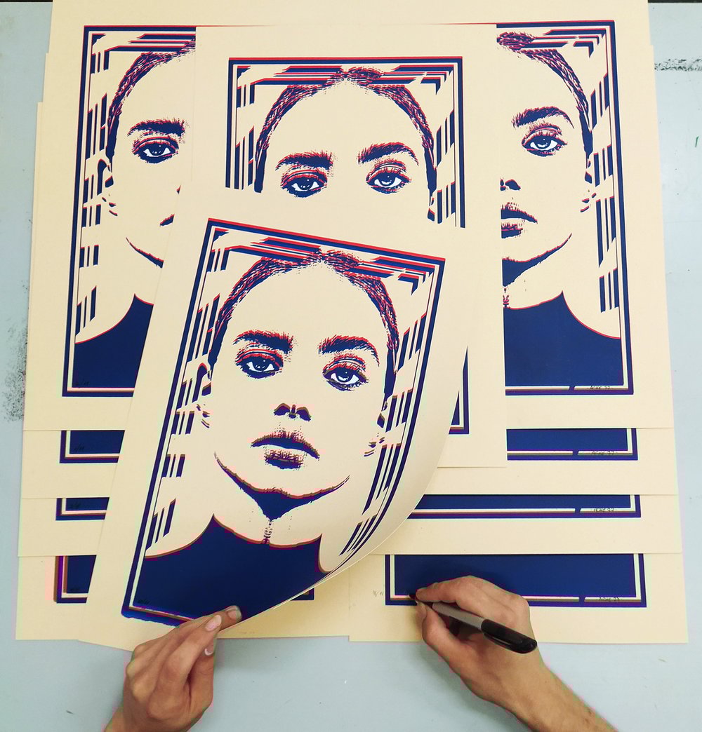Multilayer Serigraphic Print