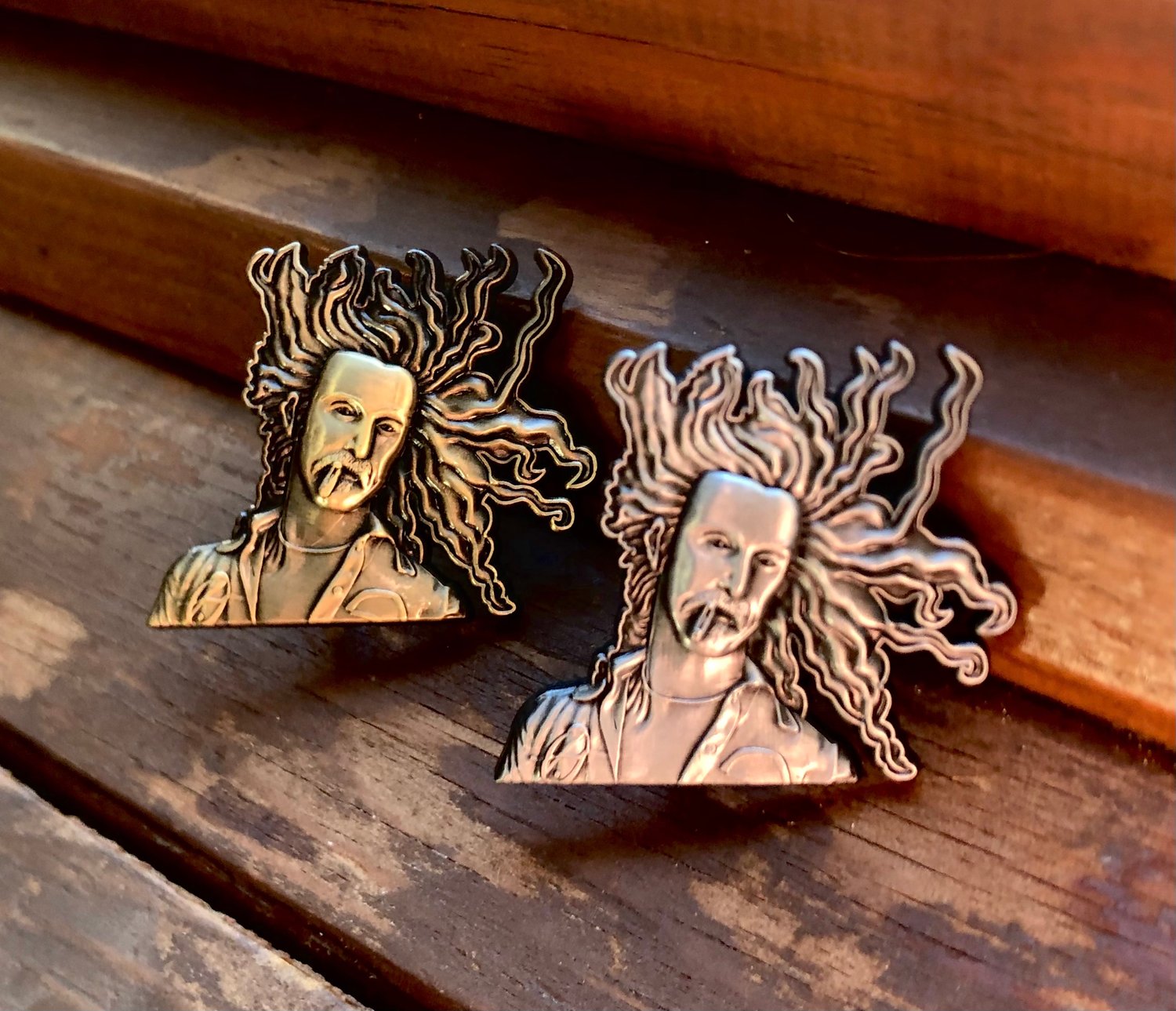 Image of Frank Zappa 3D pins