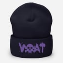 Image 5 of (Click for color options) VOAT SKULLTEXT BEANIE