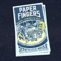 Image 2 of Paper Fingers - Typewriter poster