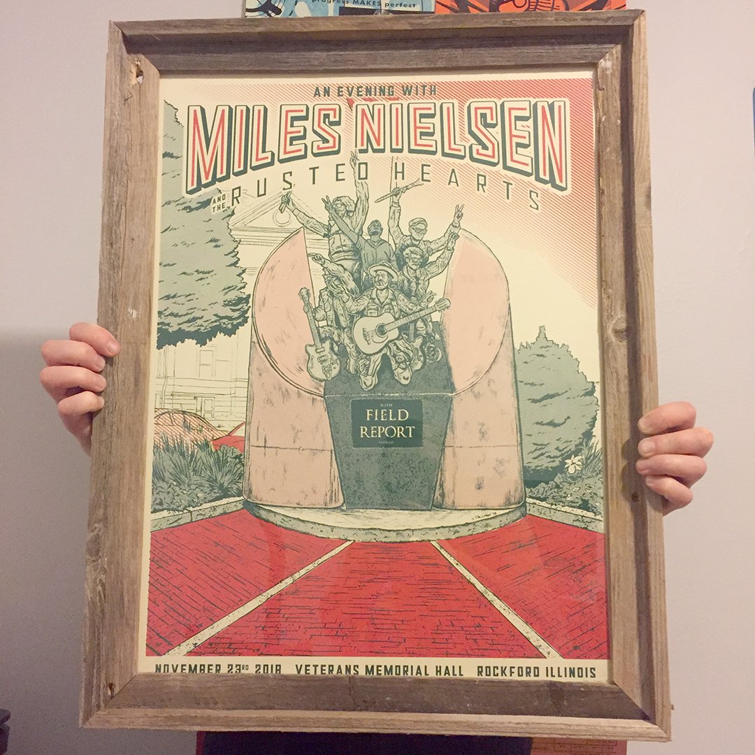 Miles Nielsen - 2018 Gig Poster