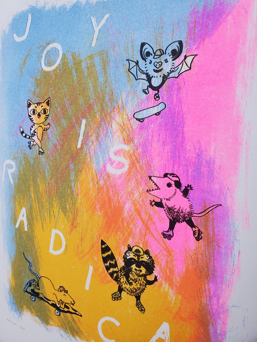 Joy is Radical Riso Print