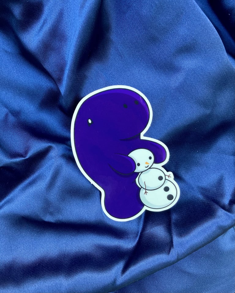 Midnight Manatee Sticker