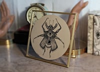 Image 1 of "L'exploratrice" dessin original encadré