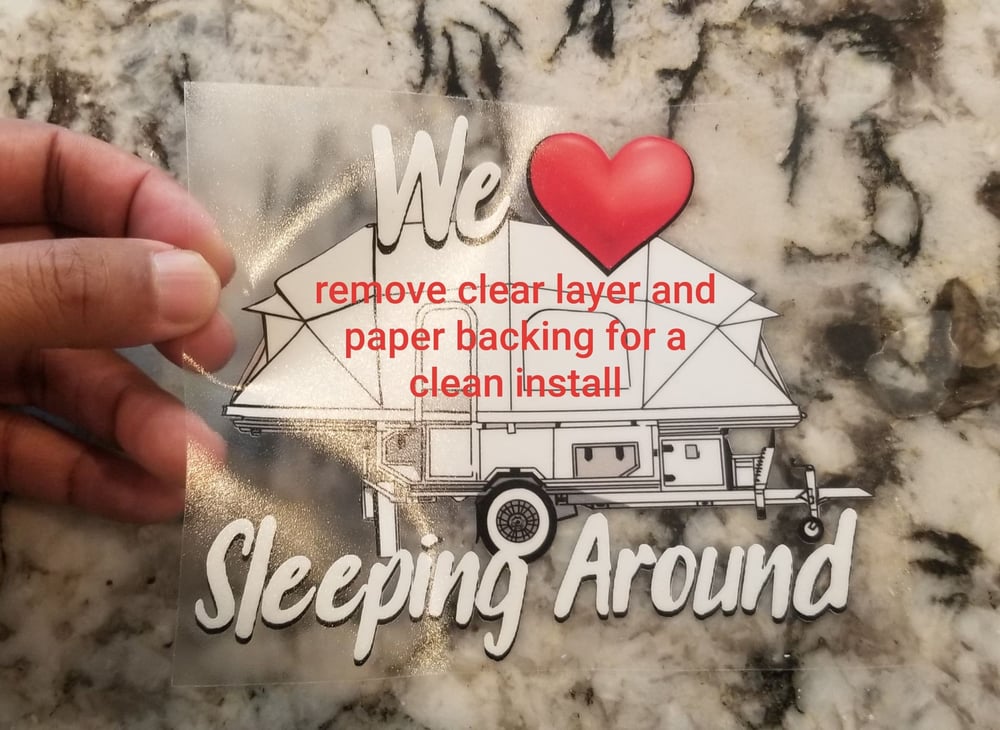 Trailer Travel Life + Waterproof Stickers