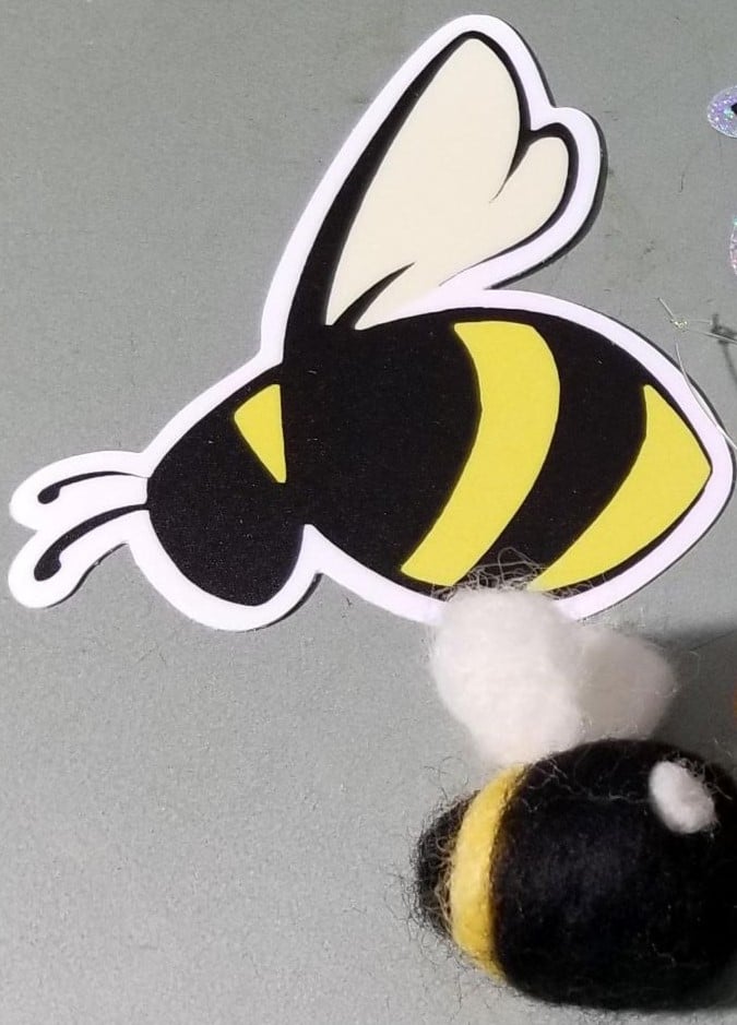 Bumblebee vinyl decal 