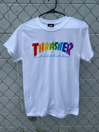 Thrasher Rainbow White