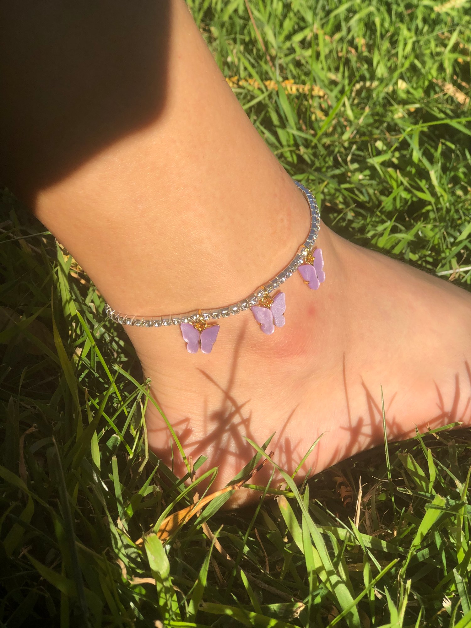 3 Butterfly Anklet