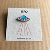 UFO enamel pin badge