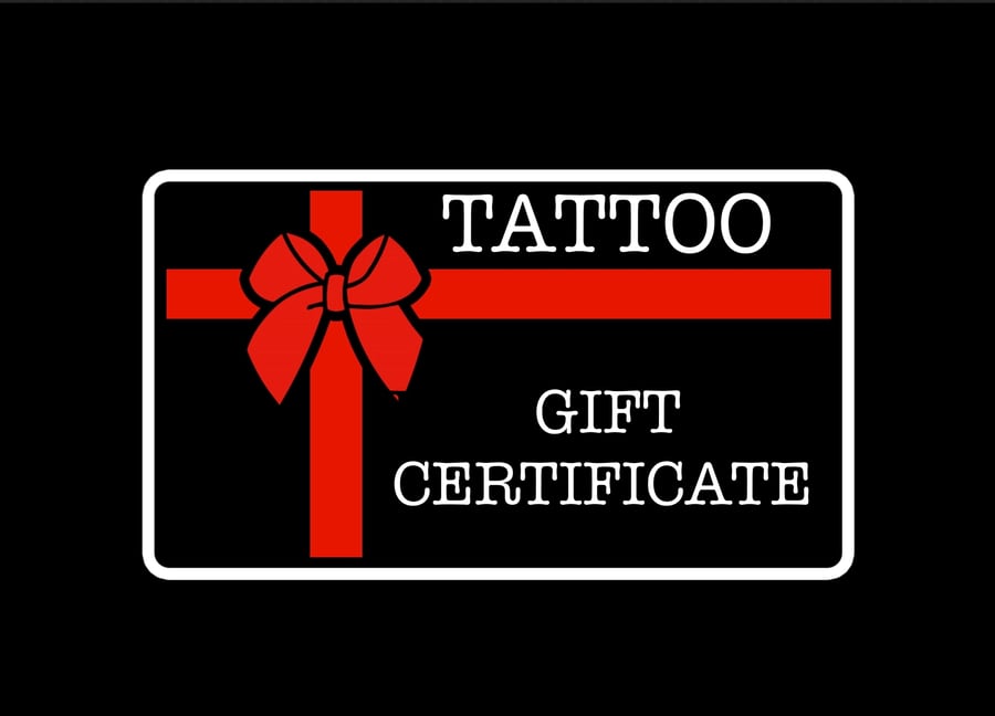 Image of Tattoo Gift Certificate