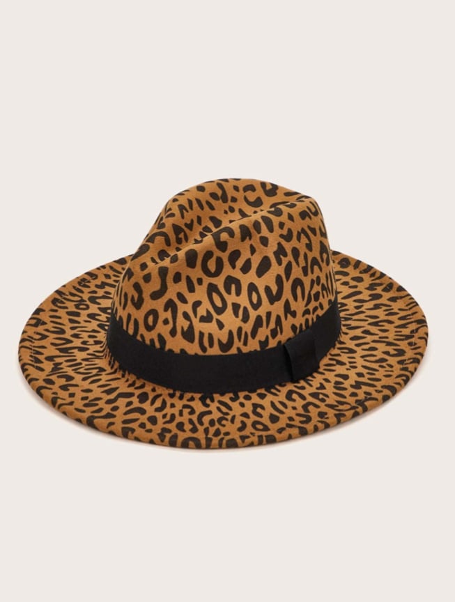 Image of Leopard Fedora Hat