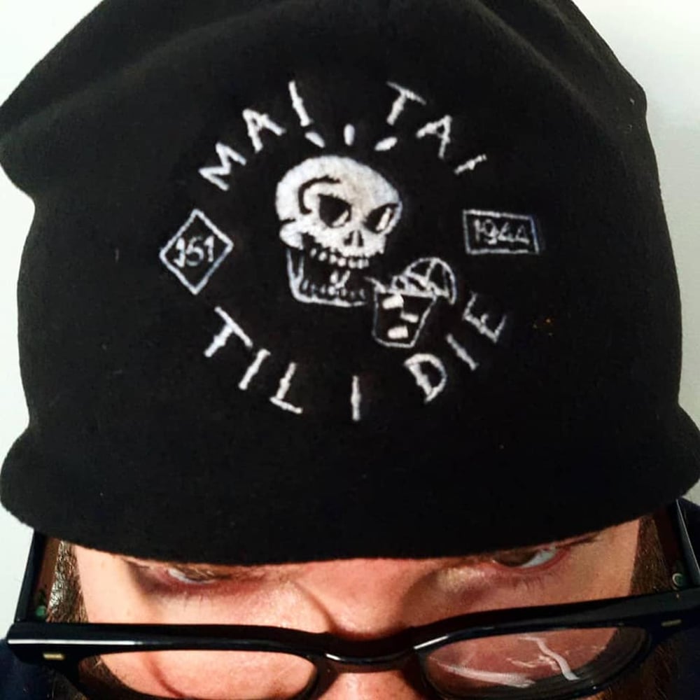 MAI TAI TIL I DIE Fleece Beanie Stocking Hat