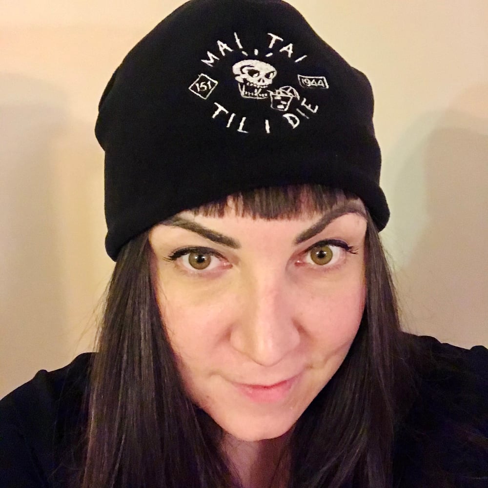 MAI TAI TIL I DIE Fleece Beanie Stocking Hat