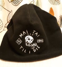 Image 2 of MAI TAI TIL I DIE Fleece Beanie Stocking Hat