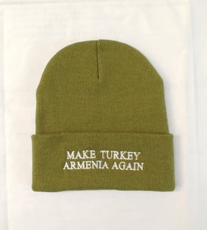 Image of Make Turkey Armenia Again Beanie - Fedyaee Green