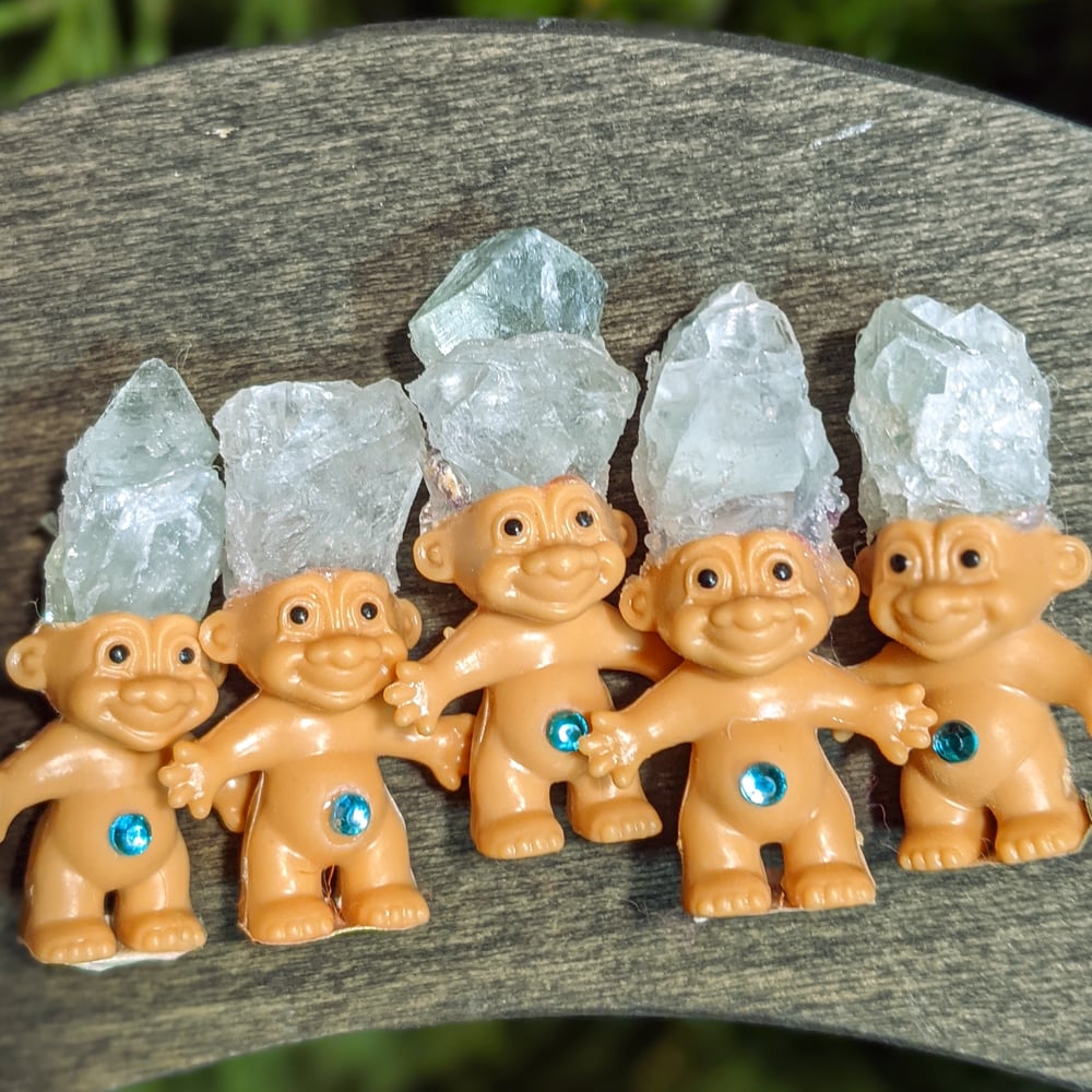 MADE TO ORDER: Fluorite Crystal Troll Mini 1.5"