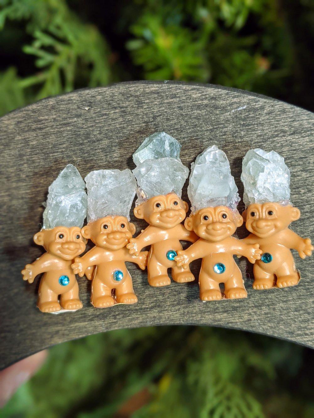 MADE TO ORDER: Fluorite Crystal Troll Mini 1.5"