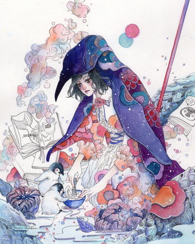 "Medicine Lesson" Open Edition Print