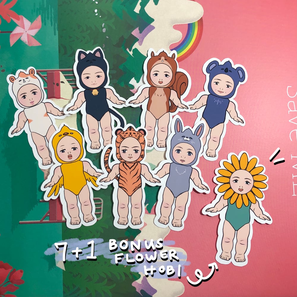 Image of BTS x Kewpie Stickers