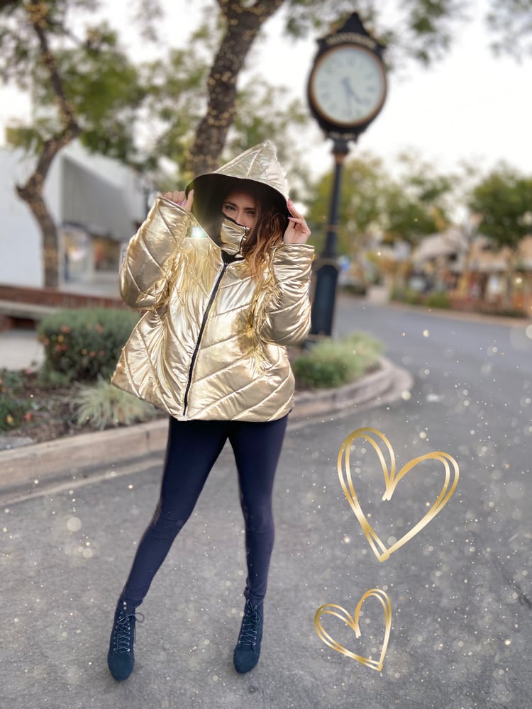 Image of Golden Puff Jacket