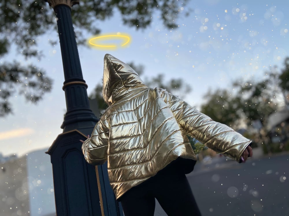 Image of Golden Puff Jacket