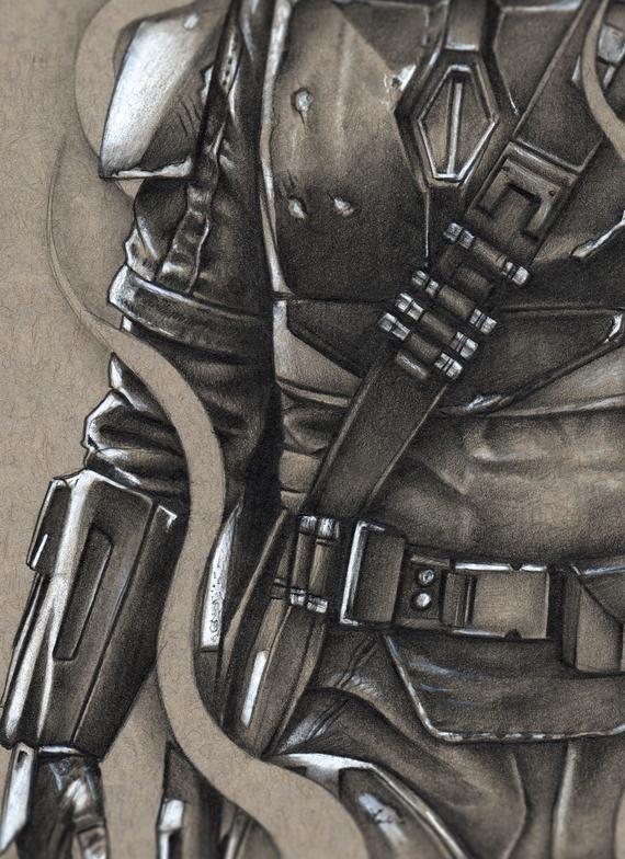 The Mandalorian Star Wars | Art of Supershinobi