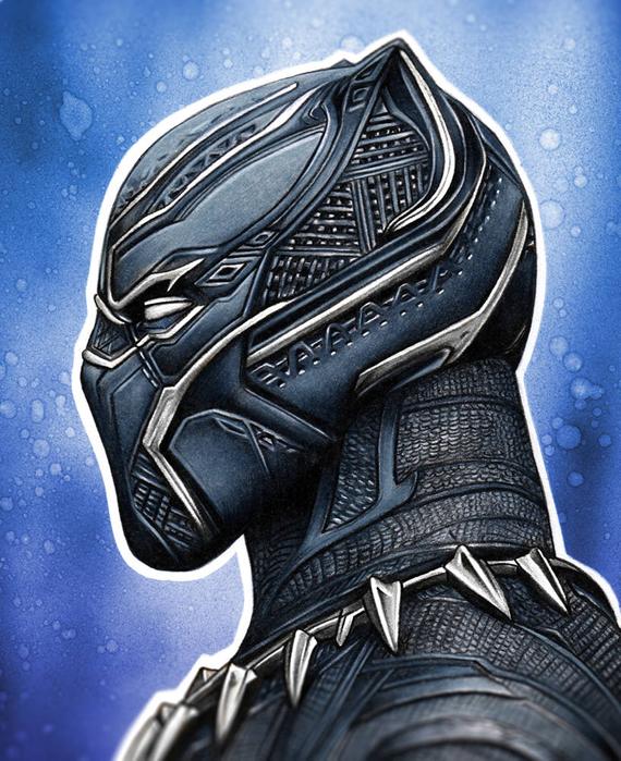 Black Panther (Blue Variant) | Art of Supershinobi