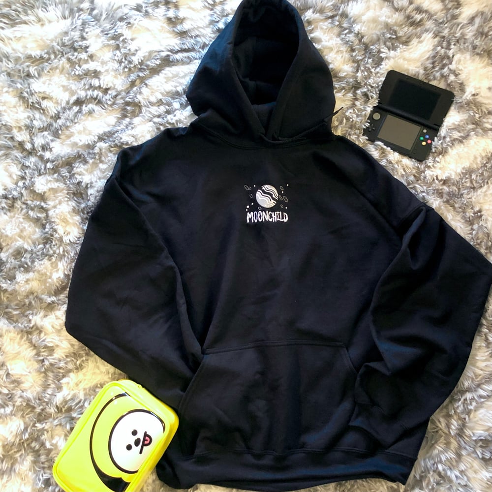 Image of MOON CHILD Embroidered Hoodie