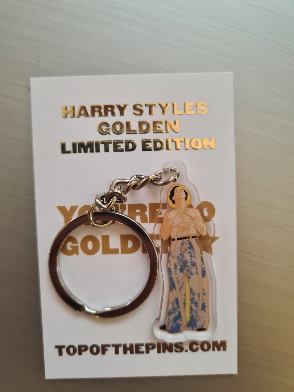 Harry Styles - Golden keychain 