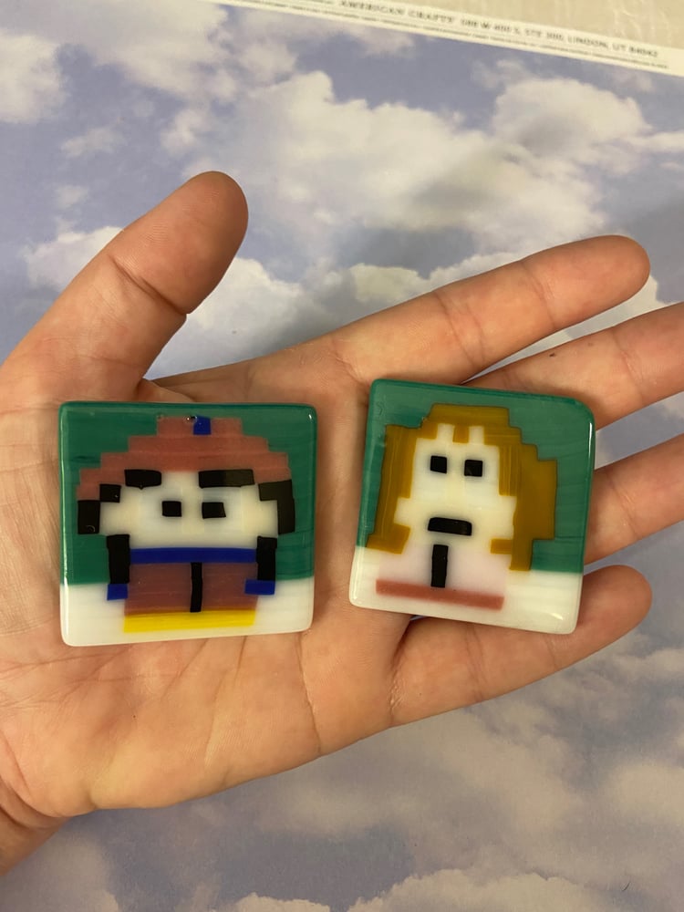 Image of Set of 2 South Park Murrine Slices