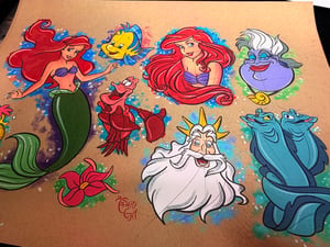 Image of Entire Disney Inspired Flash 40 Sheets 11x14” 