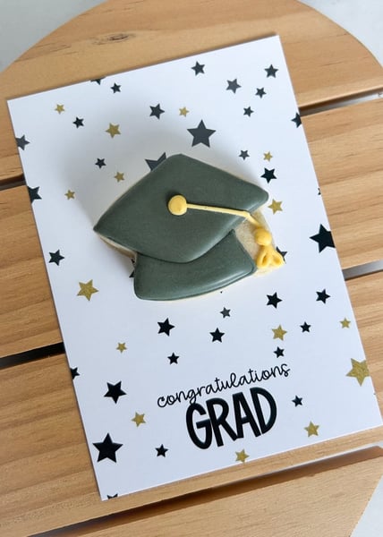 Image of Graduation - Cookie Card Pack of 4 Cards