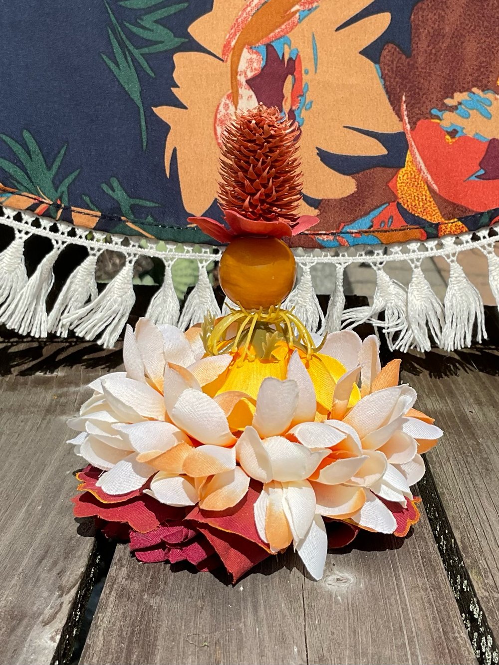 Image of Faux Flower Fae - Sunrise Pinecone