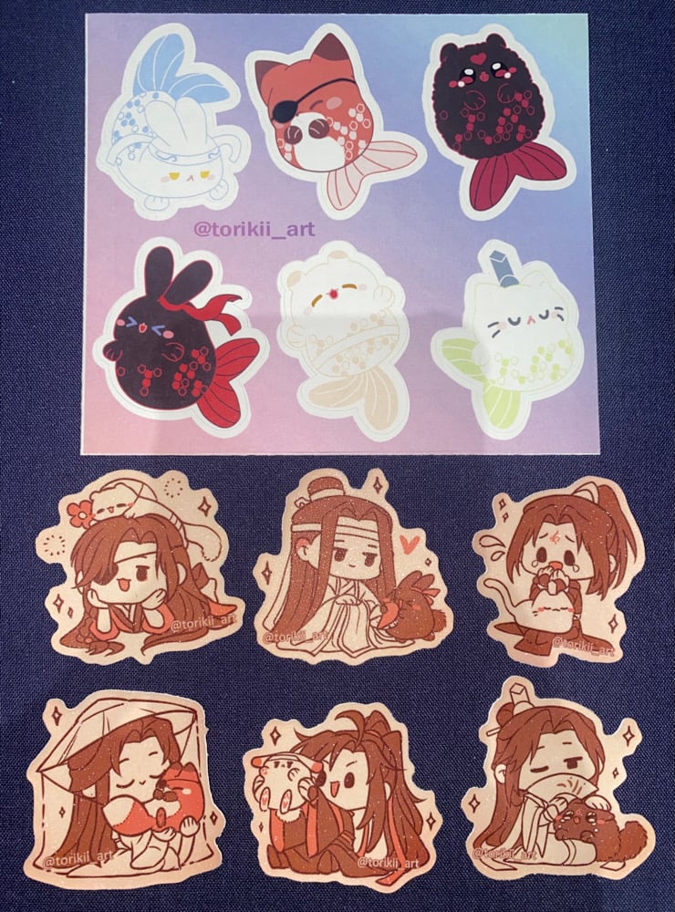 Image of Danmei Stickers [IN HANDS]