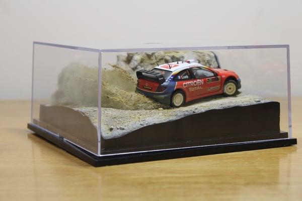 Image of Rally Diorama 1/43 scale Loeb Cyprus Citroen Xsara Art Piece WRC