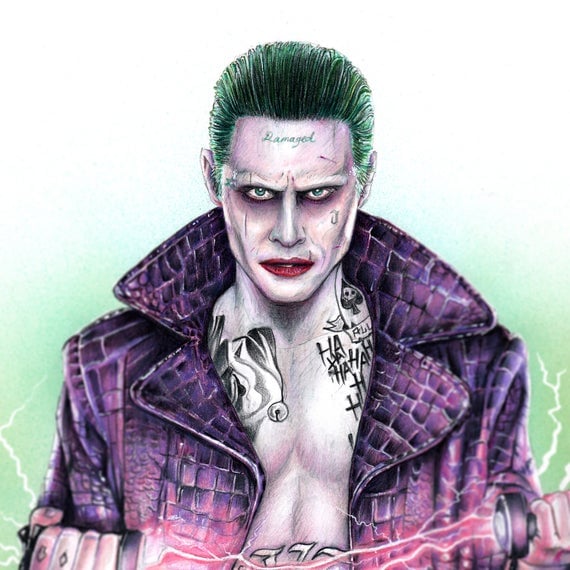 Jared Leto's Joker has a giant dragon tattoo on his back in 'Suicide Squad'  | Batman News