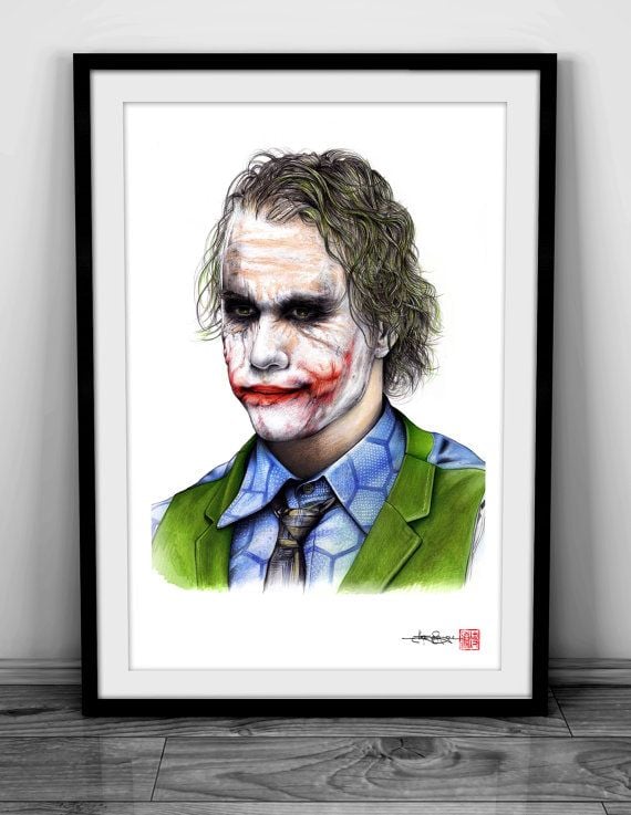 The Joker (Heath Ledger) | Art of Supershinobi